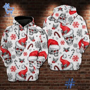 Express your true style with Skull Merry Christmas Hoodie.