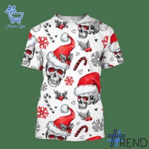 Express your true style with Skull Merry Christmas Hoodie.
