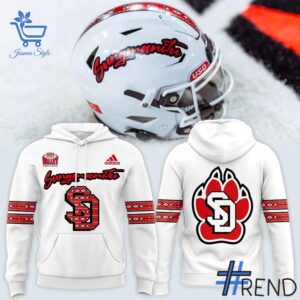 High-quality 1 South Dakota Football 2025 Native American Heritage Game Hoodie that brings your outfit to life.