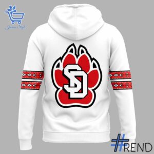 High-quality 3 South Dakota Football 2025 Native American Heritage Game Hoodie that brings your outfit to life.