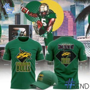 Sleek 4 South Florida Bulls football 2025 Robo Bull Hoodie that complements both casual and streetwear styles.