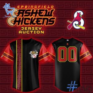 Premium quality and sleek design of Springfield Cardinals Cashew Chickens Baseball Jersey.