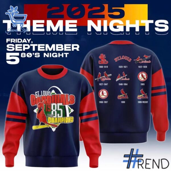Express your true style with St Louis Cardinals 's Night Sweatshirt.