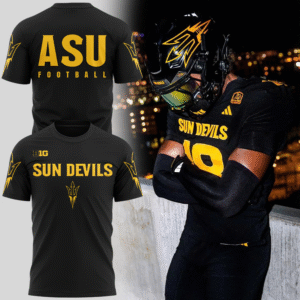Fresh seasonal style featuring Sun Devil Football Black Out Shirt png.