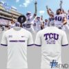 Fresh seasonal style featuring TCU Horned Frogs Football White Out T shirt.