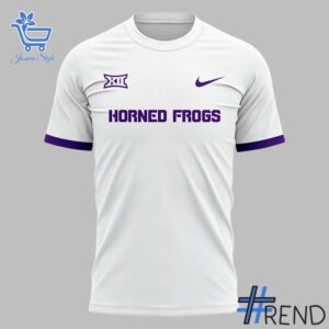 Fresh seasonal style featuring TCU Horned Frogs Football White Out T shirt.
