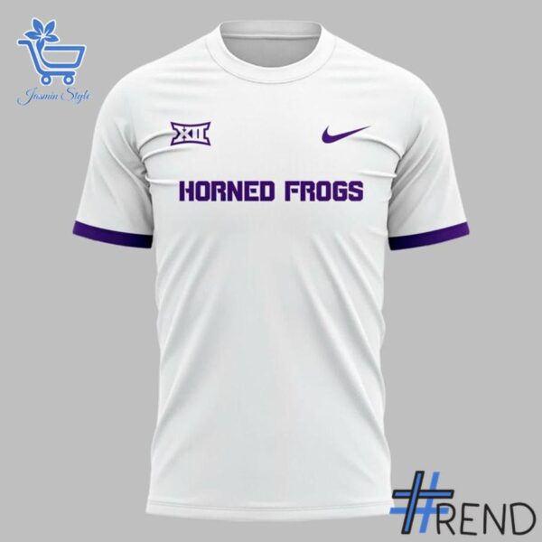 Fresh seasonal style featuring TCU Horned Frogs Football White Out T shirt.
