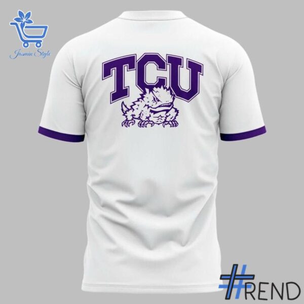 Fresh seasonal style featuring TCU Horned Frogs Football White Out T shirt.