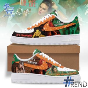 Taylor Swift The Life of a Showgirl Air Force Shoes brings a fresh edge to your everyday outfit.