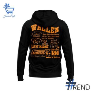 Sleek 3 Tennessee Football Morgan Wallen UT Hoodie with bold design accents and flawless fit.