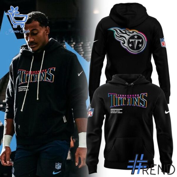 Fresh seasonal style featuring Tennessee Titans NFL Crucial Catch Hoodie.