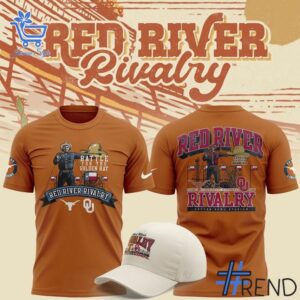 High-quality 3 Texas Longhorns vs Oklahoma Sooners Red River Rivalry Big Tex Match Up Shirt that brings your outfit to life.