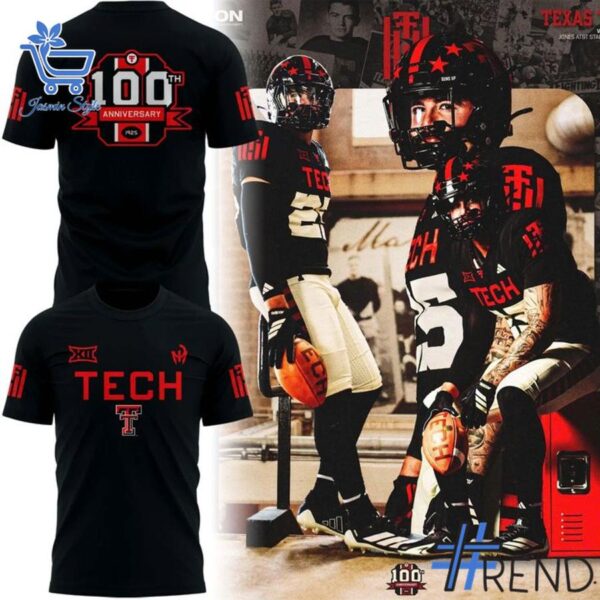 A timeless essential that elevates every outfit: 1 Texas Tech Red Raiders 025 The 100th Anniversary Throwbacks Star Shirt.
