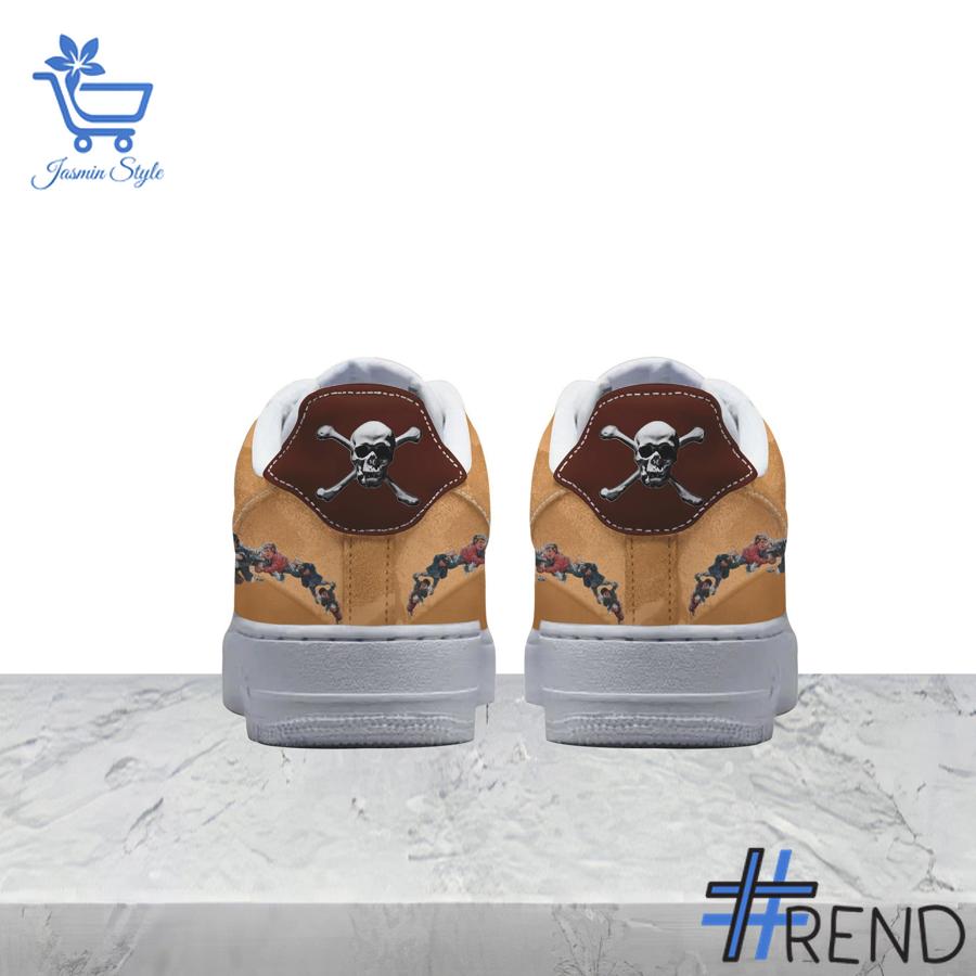 Sleek 2 The Goonies 1985 Nike Air Force Shoes that complements both casual and streetwear styles.