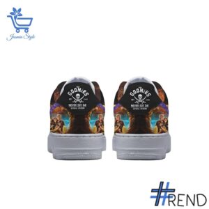 Sleek 2 The Goonies Air Force Shoes that complements both casual and streetwear styles.