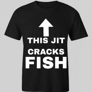 Premium quality and sleek design of This Jit Cracks Fish Shirt.
