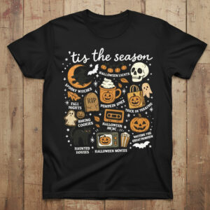 Fresh seasonal style featuring Tis The Season Halloween Shirt.