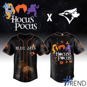 The latest design trend captured perfectly in 1 Toronto Blue Jays Hocus Pocus Baseball Jersey.