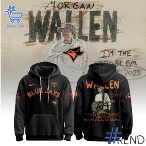 Fresh seasonal style featuring Toronto Blue Jays Morgan Wallen Hoodie.