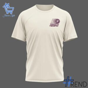 Sleek 2 Toronto Tempo round21 Cream Bloom Ball T Shirt with bold design accents and flawless fit.