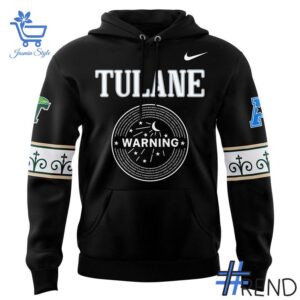 Sleek 2 Tulane Green Wave Football City Edition Hoodie with bold design accents and flawless fit.