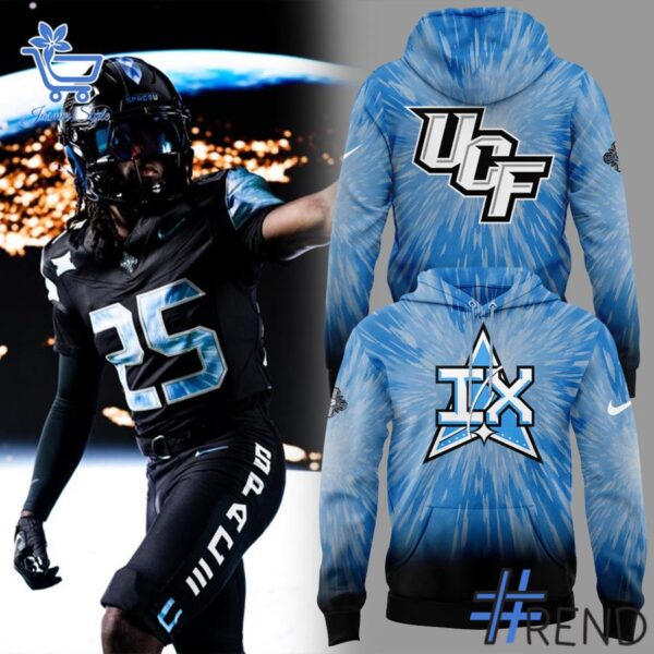 A timeless essential that elevates every outfit: 3 UCF Knights football 2025 Space Uniform Shirt.
