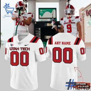 Premium quality and sleek design of Utah Tech Trailblazers Classic Gameday Football Jersey.