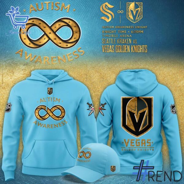 Express your true style with Vegas Golden Knights Autism Awareness Hoodie.