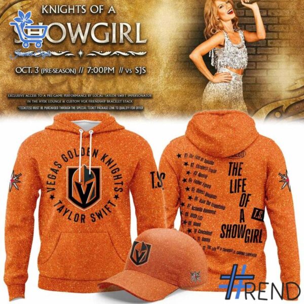 Premium quality and sleek design of Vegas Golden Knights The Life Of A Showgirl Hoodie.