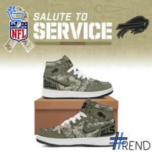 A timeless essential that elevates every outfit: 1 Veterans Day Buffalo Bills Air Jordan 1.