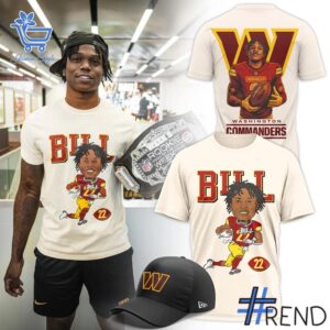 A timeless essential that elevates every outfit: 1 Washington Commanders Bill 2025 Tshirt.