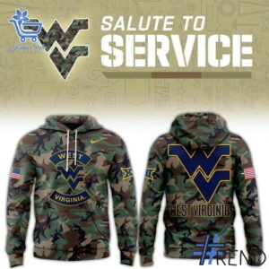 High-quality 1 West Virginia Mountaineers Nike 2025 Military Appreciation Hoodie that brings your outfit to life.