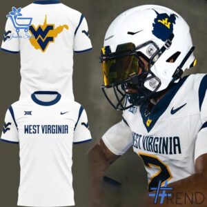 Premium quality and sleek design of West Virginia Mountaineers White Out Shirt.