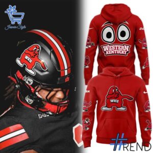 Sleek 1 Western Kentucky WKU Football 2025 Big Red Zombieland Hoodie that complements both casual and streetwear styles.