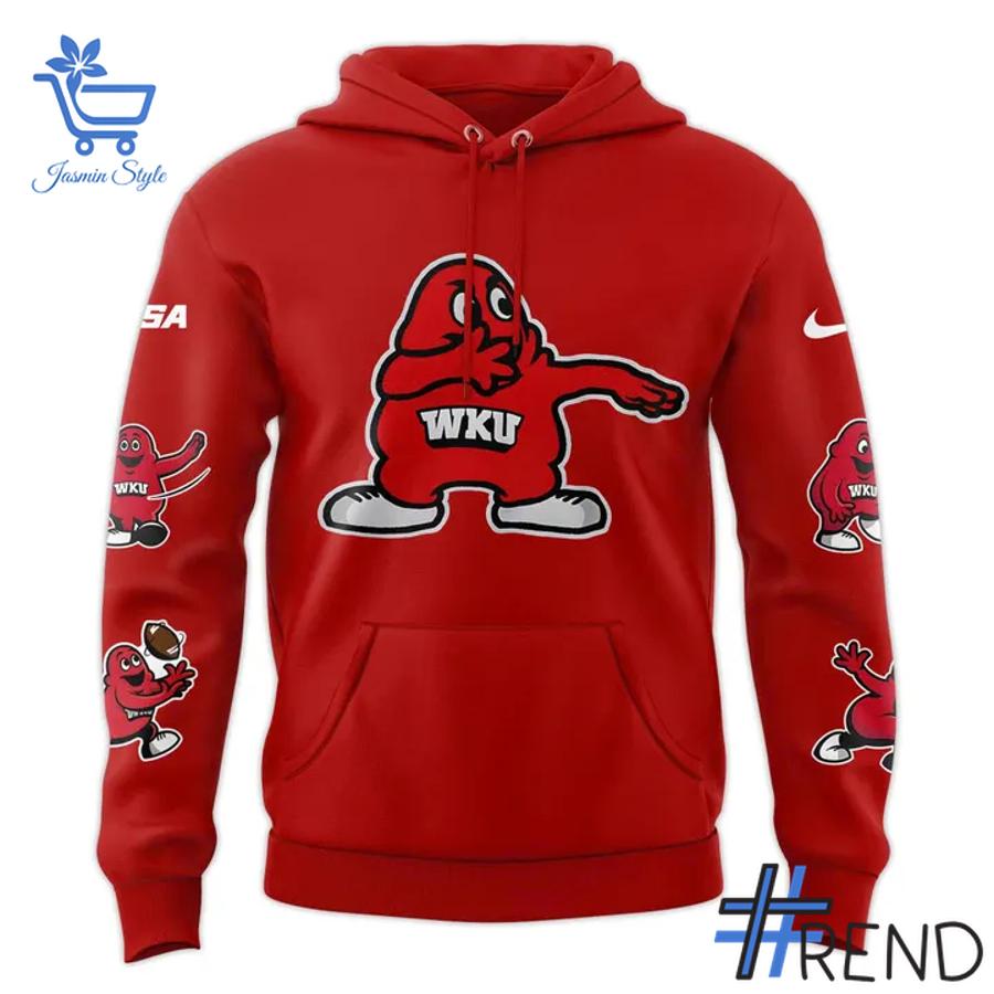 Sleek 2 Western Kentucky WKU Football 2025 Big Red Zombieland Hoodie that complements both casual and streetwear styles.