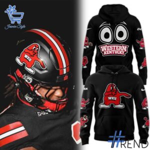 Sleek 4 Western Kentucky WKU Football 2025 Big Red Zombieland Hoodie that complements both casual and streetwear styles.