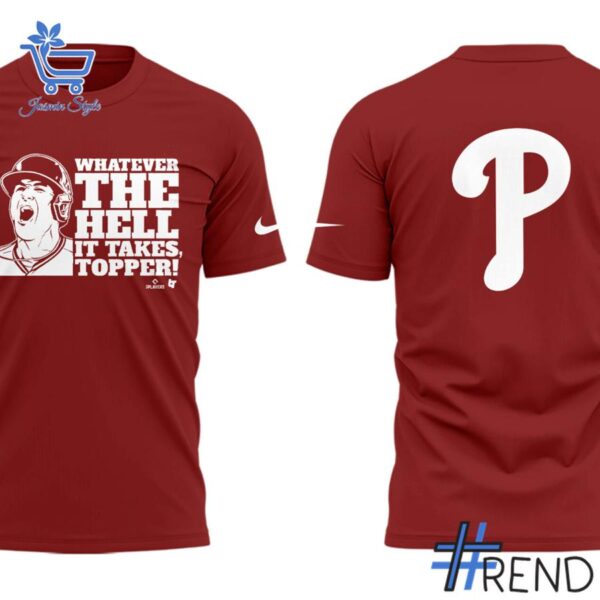 Premium quality and sleek design of Whatever The Hell It Takes Topper Philadelphia Phillies Hoodie.