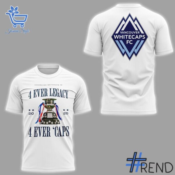Whitecaps FC TELUS Canadian Champions Tshirt brings a fresh edge to your everyday outfit.