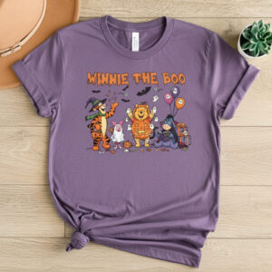 Versatile Winnie The Boo Halloween Shirt perfect for casual and sporty looks.
