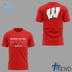 Wisconsin Volleyball Silent Set Shirt brings a fresh edge to your everyday outfit.