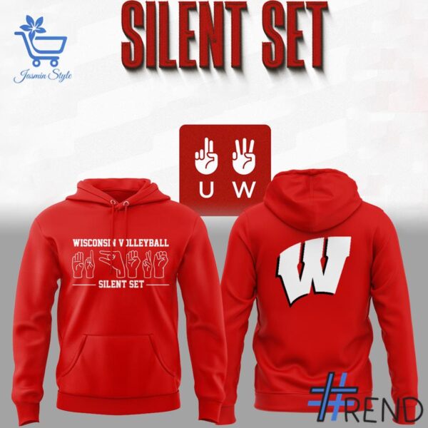 Wisconsin Volleyball Silent Set Shirt brings a fresh edge to your everyday outfit.