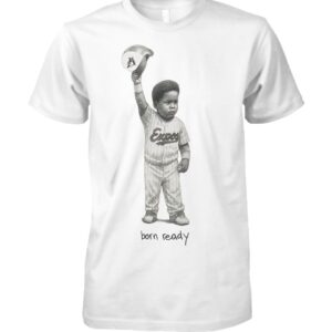 Sleek Young Vladimir Guerrero Jr Born Ready Shirt that complements both casual and streetwear styles.
