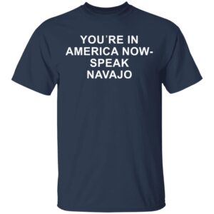 You’re in America now speak navajo shirt brings a fresh edge to your everyday outfit.