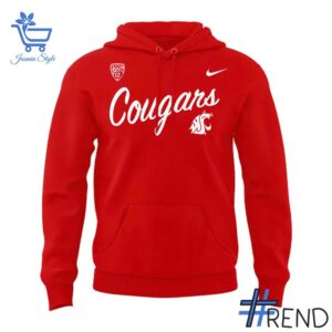 Unique 2 2025 Cougars Retro Logo Washington State Football Hoodie with creative flair and lasting comfort.