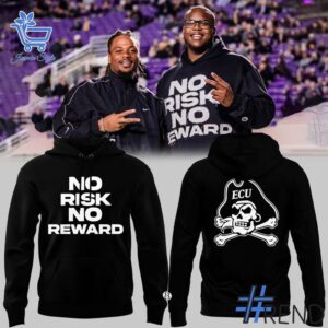 Unique 1 2025 East Carolina Pirates No Risk No Reward Hoodie with creative flair and lasting comfort.