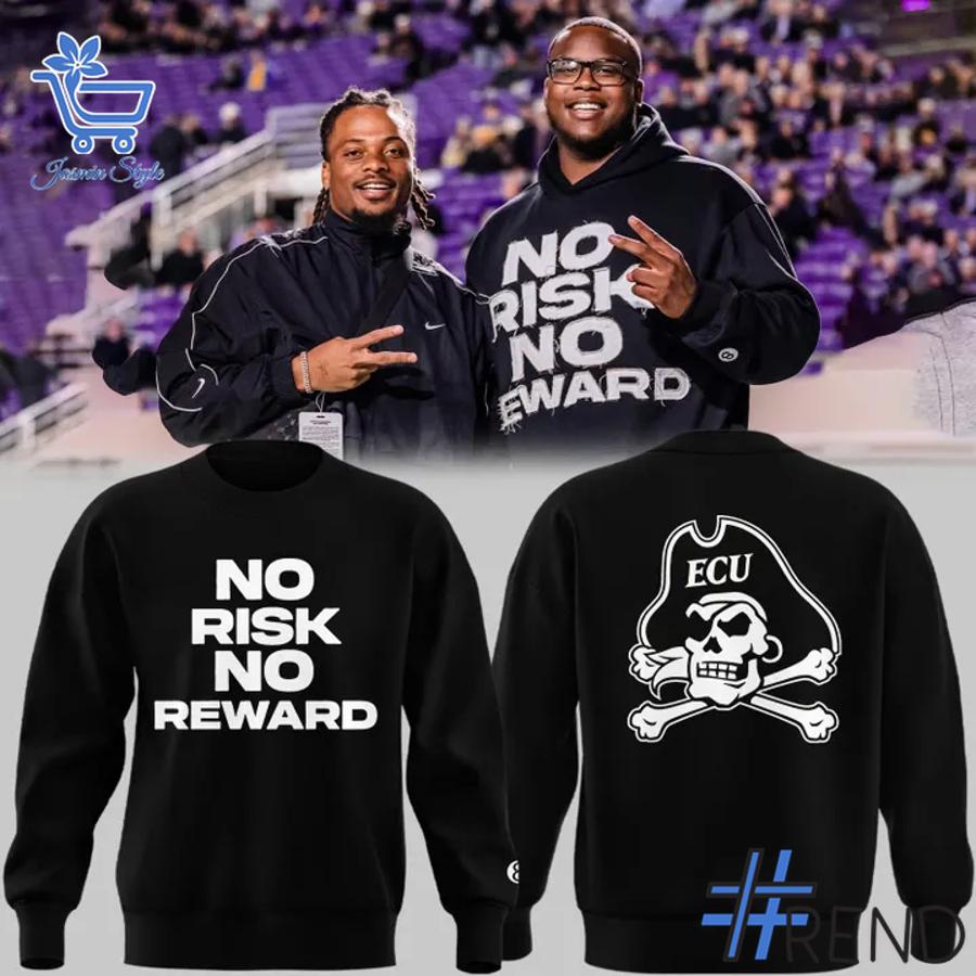 Unique 2 2025 East Carolina Pirates No Risk No Reward Hoodie with creative flair and lasting comfort.