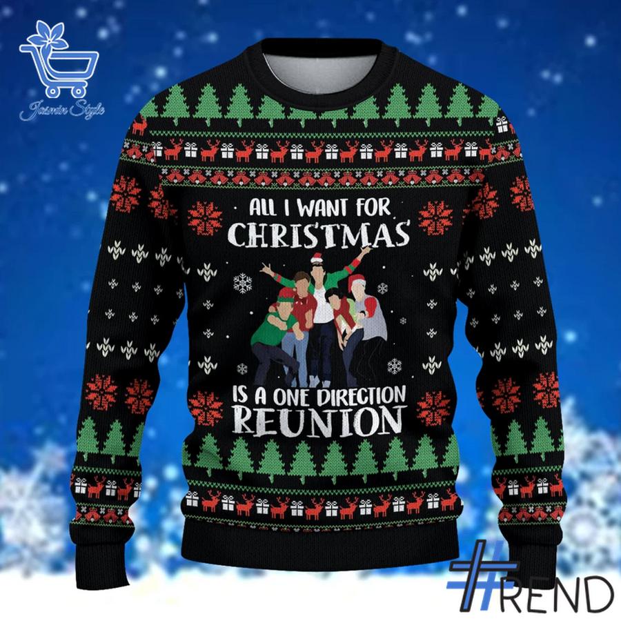 Unique 1 All I Want For Christmas Is A One Direction Reunion Sweater with creative flair and lasting comfort.