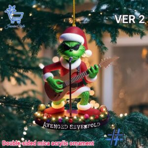 Unique 1 Avenged Sevenfold Christmas Ornament 2 with creative flair and lasting comfort.