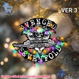 Unique 1 Avenged Sevenfold Christmas Ornament 3 with creative flair and lasting comfort.