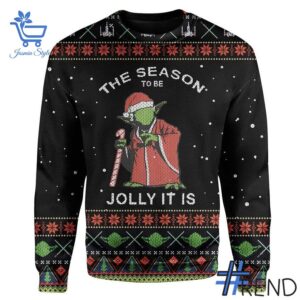 2 Baby Yoda The Season To Be Jolly It Is Sweater featuring a creative design and premium craftsmanship.